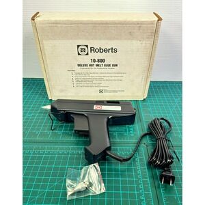 Roberts 10-800 Deluxe Hot Melt Glue Gun 80W Professional Flooring Tool Black